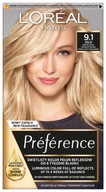 Loreal Preference trwała farba do włosów 9.1 Oslo Jasny Popielaty Blond