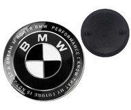 BMW ANNIVERSARY 82mm emblemat znaczek maska klapa przód tył CZARNY