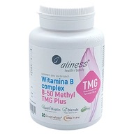 Aliness Vitamín B komplex B-50 Methyl TMG 100 kapsúl Nová receptúra