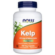 Now Foods Kelp 325 mcg Jód Iodine Premena hmoty 250 kapsúl