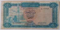 Banknot Libia 1 Dinar 1972 rok