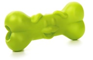Kość TPR pies * zielona * wytrzymała zabawka 8 cm