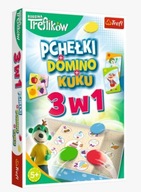 Trefl Rodzina Treflików Pchełki Domino Kuku 3w1