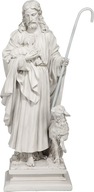 Figura Jezus pasterz 71 cm antyczny kamień, do ogrodu, wewnątrz, na prezent