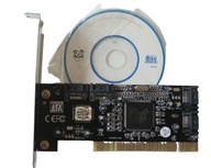 Kontroler 4x SATA RAID Windows 7, 8, 10 PCI nieużywany Gwarancja