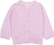 H&M Dziewczęcy Sweterek Różowy Sweter Rozpinany Kardigan Classic 80 cm