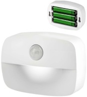 NOČNÍ SCHODIŠŤOVÁ LAMPA DO SKŘÍNĚ NA BATERIE LED SENZOR POHYBU PŘILEPENÁ