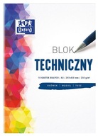 Technický blok A3 biely 250g 10k pre atramentovú uhlíkovú ceruzku Oxford