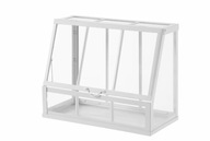 IKEA AKERBAR Miniszklarnia, do wewnątrz/na zewnątrz/biały, 45 cm