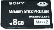MARK2 8GB vysokorýchlostná Memory Stick Pro Duo (100%