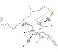 Złączka przewodu hydraulicznego Citroen C-5 5280t3