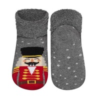 Chlapčenské ponožky SOXO z ABS Vianočné veľ. 16-18