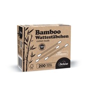 Patyczki Higieniczne Bambusowe Deluxe 200 sztuk