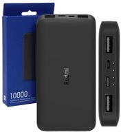 POWERBANK Xiaomi Redmi Li-Po 10000mAh 1xUSB-C 1xMicroUSB 2xUSB-A 5.1V/2.4A