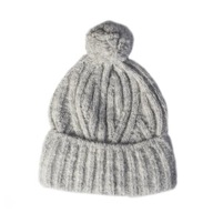 Czapka zimowa BUFF Knitted Beanie Nerla Grey wełna