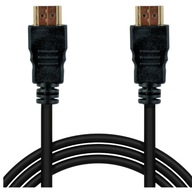 KABEL HDMI - HDMI PRZEWÓD PRZYŁĄCZE ETHERNET 4K 30Hz 3D HARC CZARNY 3m