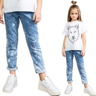 MASHMNIE DEKATIZOVANÁ NOHAVICA BLUE JEANS r 116 122