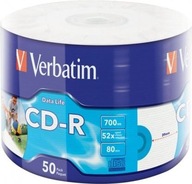 Verbatim CDR 700 MB 52x 50 sztuk (43794)