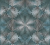 Tapeta 3D Wzory Geometryczne Niebiesko Szare