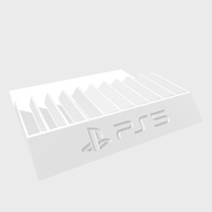 Herný stojan PS5 Playstation 5 biely