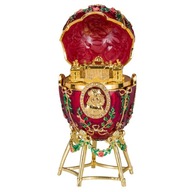 Vajíčko Faberge, truhlica, Alexandrov palác 15 cm