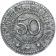 + Bischofsburg - Biskupiec - NOTGELD - 50 Pfennig 1918 - ŻELAZO