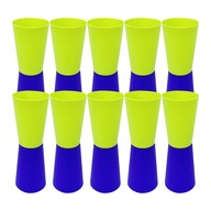 10 sztuk Flip Cups Speed Agility Trening Sensoryczny Zielony Ciemnoniebieski