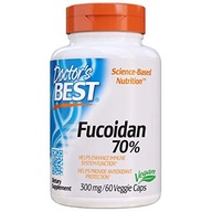 DOCTOR'S BEST Fucoidan 70% - extrakt Fucoidanu 300 mg (60 kaps.)