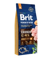 BRIT Premium By Nature Adult M Krmivo kuracie mäso 15kg