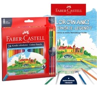 Ceruzkové pastelky Faber-Castell Zámok Wawel 24 Ceruzky +3BiColour +Omaľovánka