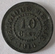 1346c - Belgia 10 centymów, 1916