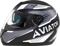 KASK MOTOCYKLOWY MAT NA SKUTER MOTOR Z SZYBĄ GSB L