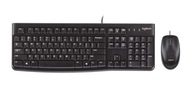 Logitech zestaw przewodowy klawiatura + mysz MK120 USB czarny