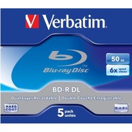 Blu-ray disk Verbatim BD-R 50 GB 5 ks