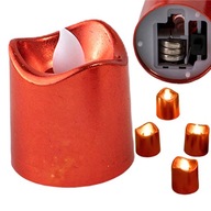 GYERTYA MÉCSESTARTÓ LÁNG EFFEKT 4 cm MÉCSESTARTÓ ELEMES GYERTYA