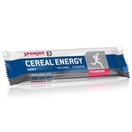 Sponser Cereal Energy Plus tyčinka 40g Aróma: Jahoda