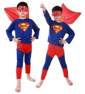 SUPERMAN strój kostium przebranie maska 122-134 L