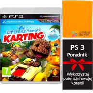 gra dla dzieci PS3 LITTLE BIG PLANET KARTING zabawne wyścigi mini autami