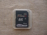Karta pamięci SDHC SanDisk Extreme III 4 GB klasa 6