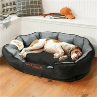 BingoPaw ortopedická posteľ pre psa Pelech pre psa s odnímateľným vankúšom čierna 105 cm x 80 cm