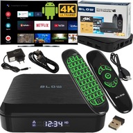 SMART BOX TV ANDROID 12 BLUETOOTH 4K WIFI ODTWARZACZ HDMI PILOT PRZYSTAWKA