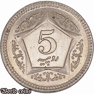 5 RUPII 2004 PAKISTAN