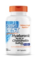 DOCTOR'S BEST kyselina hyalurónová + chondroitín sulfát s kolagénom BioCell