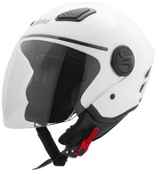 KASK OTWARTY MOTOCYKLOWY SKUTER MOTOR BIAŁY XL HOMOLOGACJA ECE