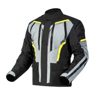 OZONE TEKSTYLNA KURTKA MOTOCYKLOWA MĘSKA 3 WARSTWY TOUR III BLK GRY YEL 3XL