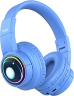 Słuchawki bezprzewodowe nauszne BluetoothTribit z mikrofonem i podśw. RGB
