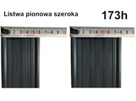 Listwa pionowa ogrodzeniowa - 1 sztuka 173h szeroka