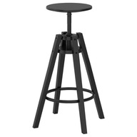 IKEA DALFRED Barová stolička čierna 63-74 cm