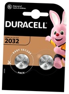 2 x Duracell mini bateria płaska litowa DL2032 3V