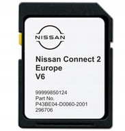 Navigációs térkép Európa Nissan MICRA JUKE NOTE E-NV200 LEAF SD memóriakártya